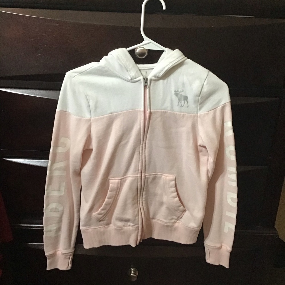Abercrombie kids pink sweater